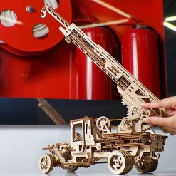 UGears Fire Truck With Ladder 13+ Years