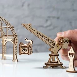 UGears 13+ Years Mechanical Town Rail Manipulator
