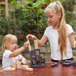 Unit Bricks Mini Unit Rocks 58 Pieces Set