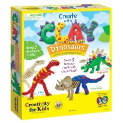 Creativity For Kids 5-7 Years Create With Clay Dinosaurs